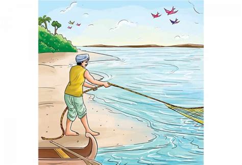 The Fisherman and his Wife: A 7th Century Thai Folk Tale Exploring Greed and Contentment?